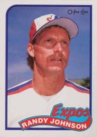 1989 O-Pee-Chee #186 Randy Johnson Baseball Card