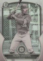 2023 Bowman Chrome Prospects #BCP156 Felnin Celesten Pearl Baseball Card