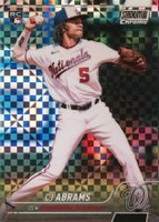 2022 Topps Stadium Club Chrome #31 CJ Abrams X-Fractor Baseball Card