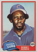 1981 Topps #740 Bobby Bonds Traded Baseball Card