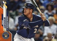 2020 Topps Complete Set #9 Trent Grisham Orange Baseball Card