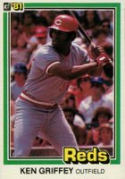 1981 Donruss #184 Ken Griffey Baseball Card