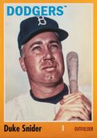 2024 Topps Archives #114 Duke Snider Orange Hot Foilboard Baseball Card