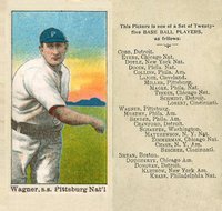 1909 Anonymous # Honus Wagner Throwing Baseball Card