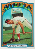 1972 Topps #55 Clyde Wright Baseball Card