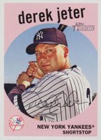 2008 Topps Heritage  #68 Derek Jeter Baseball Card
