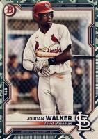 2021 Bowman Paper Prospects #BP146 Jordan Walker Camo Baseball Card