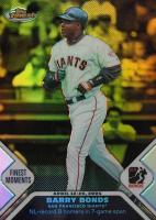 2006 Finest Bonds Finest Moments #14 Barry Bonds Gold Refractor Baseball Card