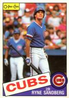 1985 O-Pee-Chee #296 Ryne Sandberg Baseball Card