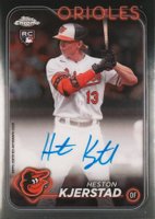 2024 Topps Chrome Rookie Autographs #RAHK Heston Kjerstad Baseball Card