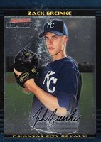2002 Bowman Chrome Draft Picks #6 Zack Greinke Baseball Card