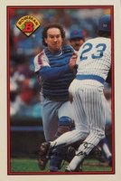 1989 Bowman Tiffany #379 Gary Carter Baseball Card
