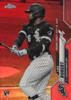 2020 Topps Chrome Update #U58 Luis Robert Red Refractor Baseball Card