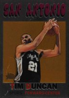 2000 Topps Heritage #4 Tim Duncan Retrofractor Basketball Card