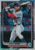 2024 Bowman Chrome Mega Box #61 Masyn Winn Baseball Card