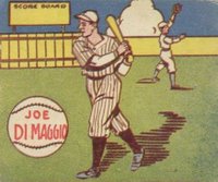 1943 M.P. & Co. # Joe DiMaggio Baseball Card