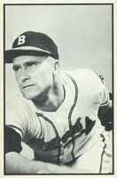 1953 Bowman B & W #51 Lew Burdette Baseball Card