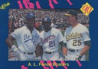 1990 Classic #59 A.L. Fence Busters Baseball Card