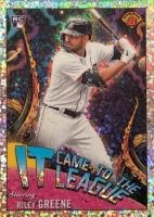 2023 Bowman Chrome It Came for the League #CFL4 Riley Greene Mini Diamond Baseball Card