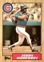 1987 Topps Tiffany #372 Jerry Mumphrey Baseball Card
