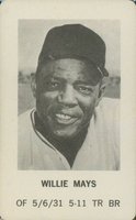 1970 Milton Bradley # Willie Mays Baseball Card