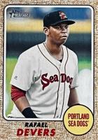 2017 Topps Heritage Minor League #190 Rafael Devers Baseball Card