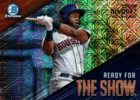 2019 Bowman Mega Box Chrome Ready for the Show #17 Yordan Alvarez Baseball Card