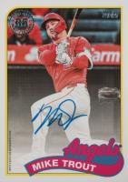 2024 Topps Update 1989 Topps Baseball Autographs #MT Mike Trout Baseball Card