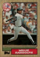 1987 Topps #701 Willie Randolph Baseball Card