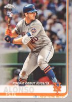 2019 Topps Chrome Update  #52 Pete Alonso Baseball Card