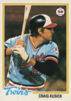 1978 Topps #137 Craig Kusick Baseball Card