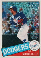 2020 Topps Update Silver Pack 1985 Chrome Promo #CPC19 Mookie Betts Baseball Card