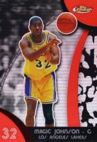2007 Finest #43 Magic Johnson Refractor Basketball Card
