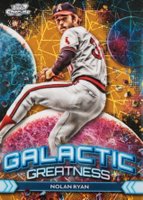 2024 Topps Chrome Cosmic Galactic Greatness #19 Nolan Ryan Gold Interstellar Refractor Baseball Card