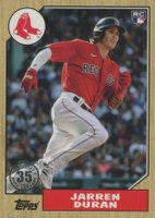 2022 Topps 1987 Topps Baseball 35th Anniversary #T87-5 Jarren Duran Baseball Card