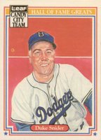 1987 Leaf Candy City Team #H6 Duke Snider Baseball Card