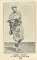 1917 Standard Biscuit #147 Babe Ruth Baseball Card
