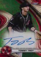 2024 Bowman's Best Best of 2024 Autographs #B24TT Tommy Troy Green Refractor Baseball Card