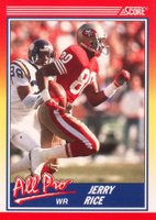 1990 Score #590 Jerry Rice Football Card