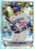 2022 Topps Chrome Logofractor Edition #50 Mookie Betts Baseball Card