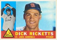 1960 Topps #236 Dick Ricketts Baseball Card