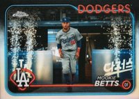 2024 Topps Chrome #296 Mookie Betts Variation Baseball Card