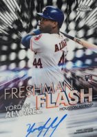 2020 Topps Chrome Freshman Flash #FFAYA Yordan Alvarez Autograph Baseball Card