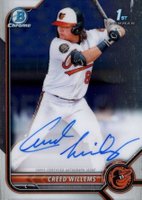2022 Bowman Chrome Prospect Autographs #CPACW Creed Willems Baseball Card