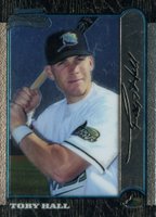 1999 Bowman Chrome #307 Toby Hall Baseball Card
