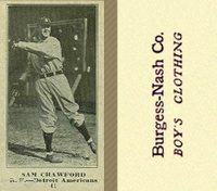 1916 Burgess-Nash Co. #41 Sam Crawford Baseball Card