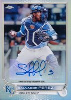 2022 Topps Chrome Update Autographs #ACSP Salvador Perez Baseball Card