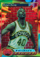1993 Finest #123 Shawn Kemp Refractor Basketball Card