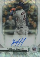 2020 Bowman Sterling Rookie Autographs #YA Yordan Alvarez Wave Refractor Baseball Card