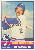 1976 Topps #626 Bob Sheldon Baseball Card